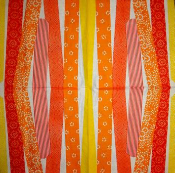 085 Pattern - 3-ply (orange) - Papstar